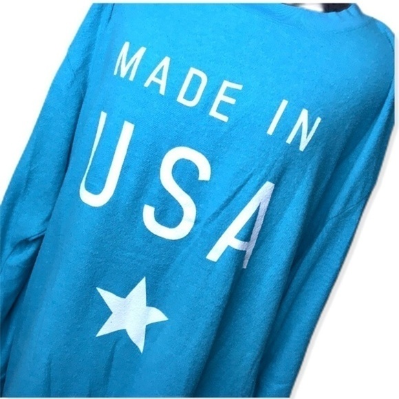 wildfox Made in the USA Oversized Crew Sweatshirt - Picture 2 of 8